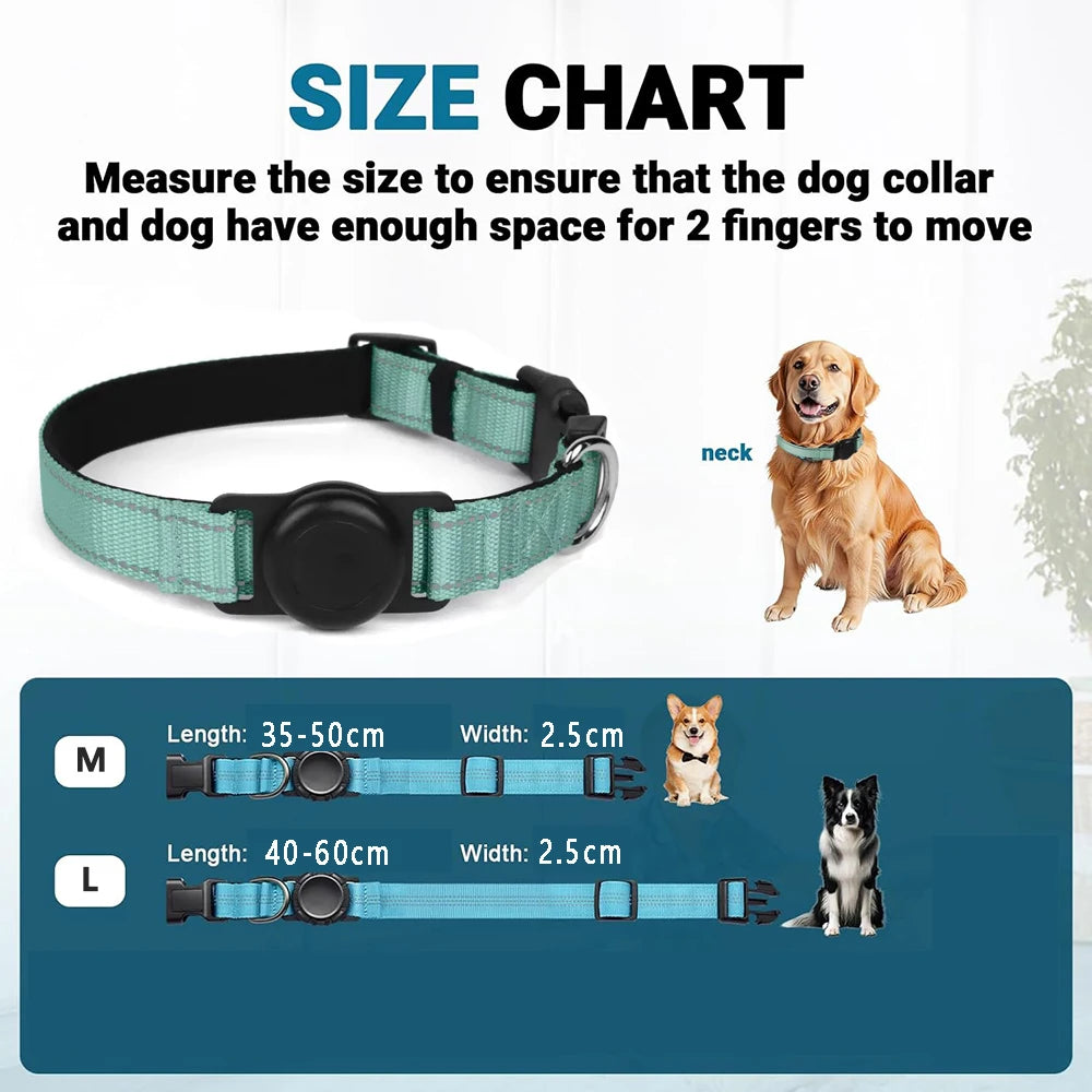 AirTag Dog Collar Holder — Silicone Protective Case for Pet Tracking