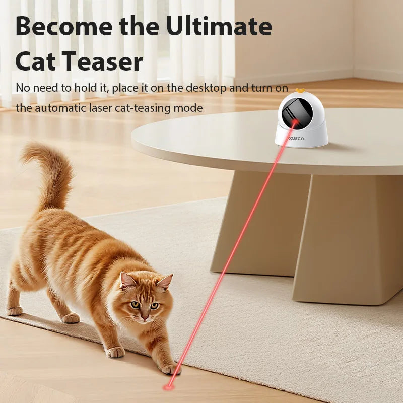 Automatic Laser Cat Toy — USB Rechargeable Interactive Cat Exercise