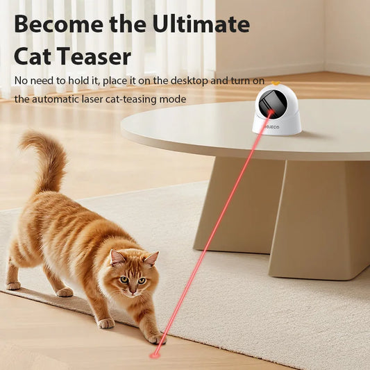 Automatic Laser Cat Toy — USB Rechargeable Interactive Cat Exercise