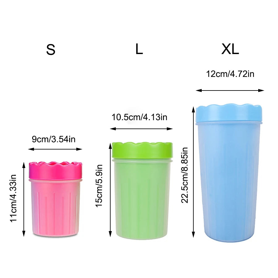 Dog Paw Cleaner Cup — Portable Silicone Paw Washer