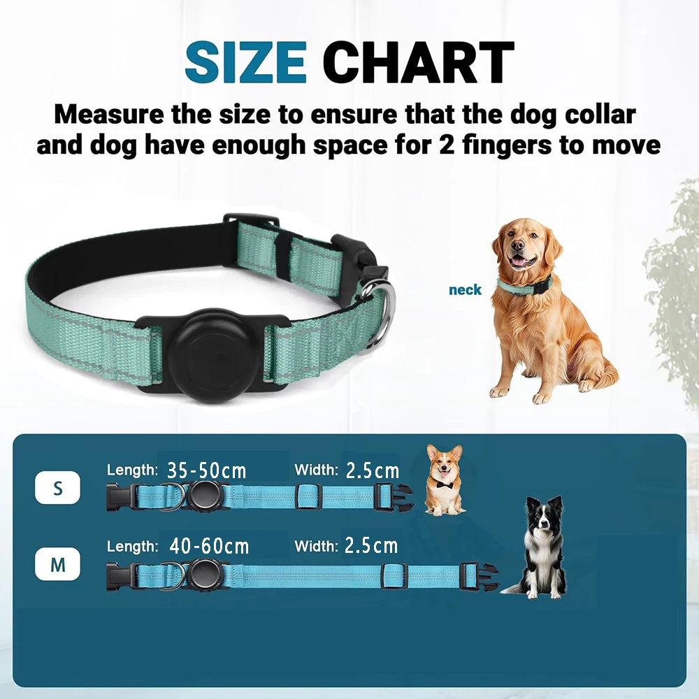 AirTag Dog Collar Holder — Silicone Protective Case for Pet Tracking
