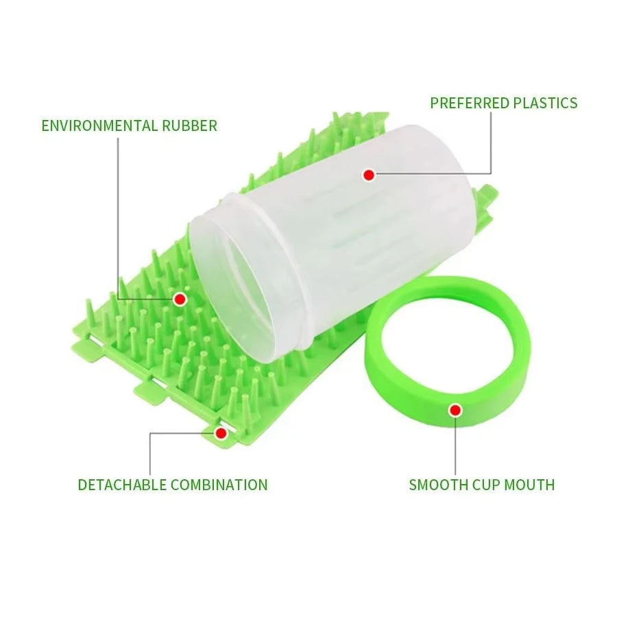 Dog Paw Cleaner Cup — Portable Silicone Paw Washer