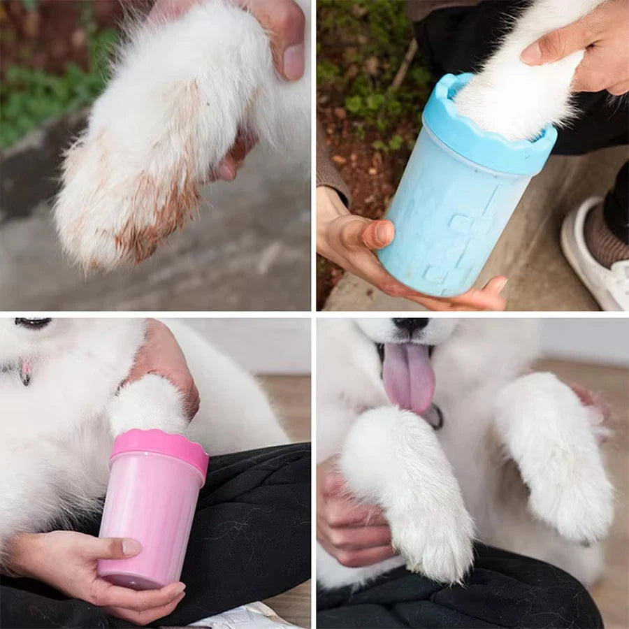 Dog Paw Cleaner Cup — Portable Silicone Paw Washer